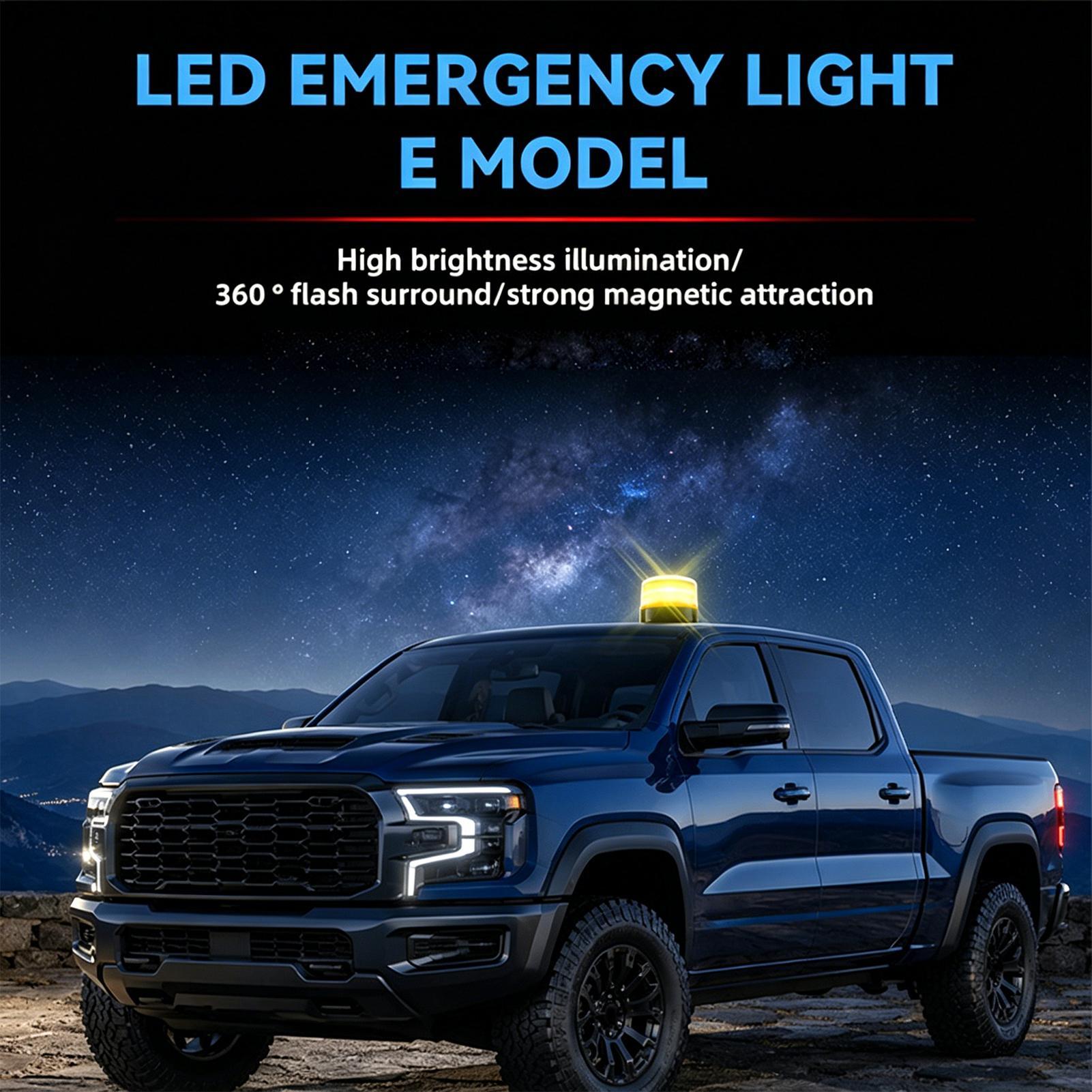 LED Beacon Light Amber Flashin - огляд і ціна Sos Light Strobe
