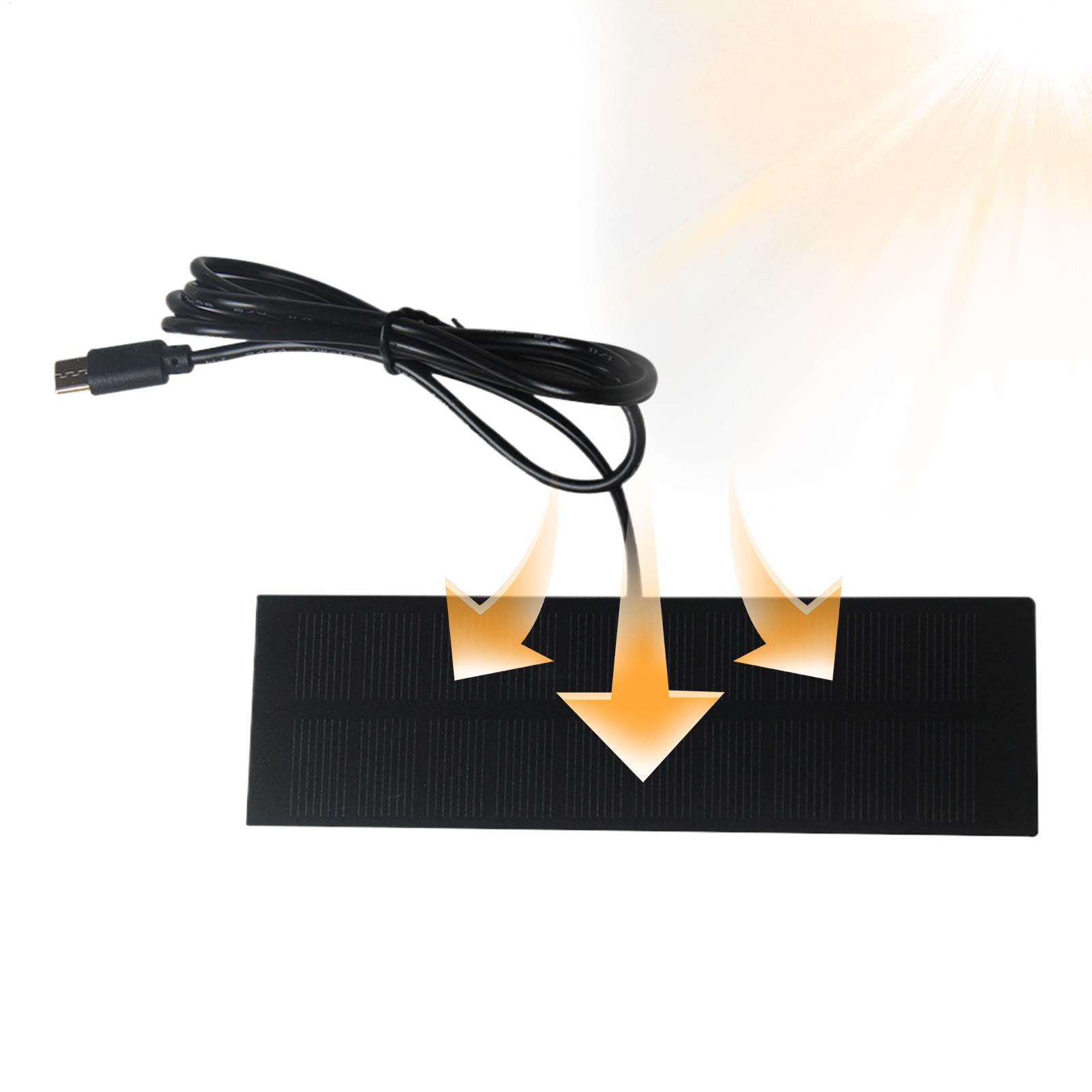5V 3.7-5W Portable Solar Panel - огляд і ціна Solar Emergency Charger