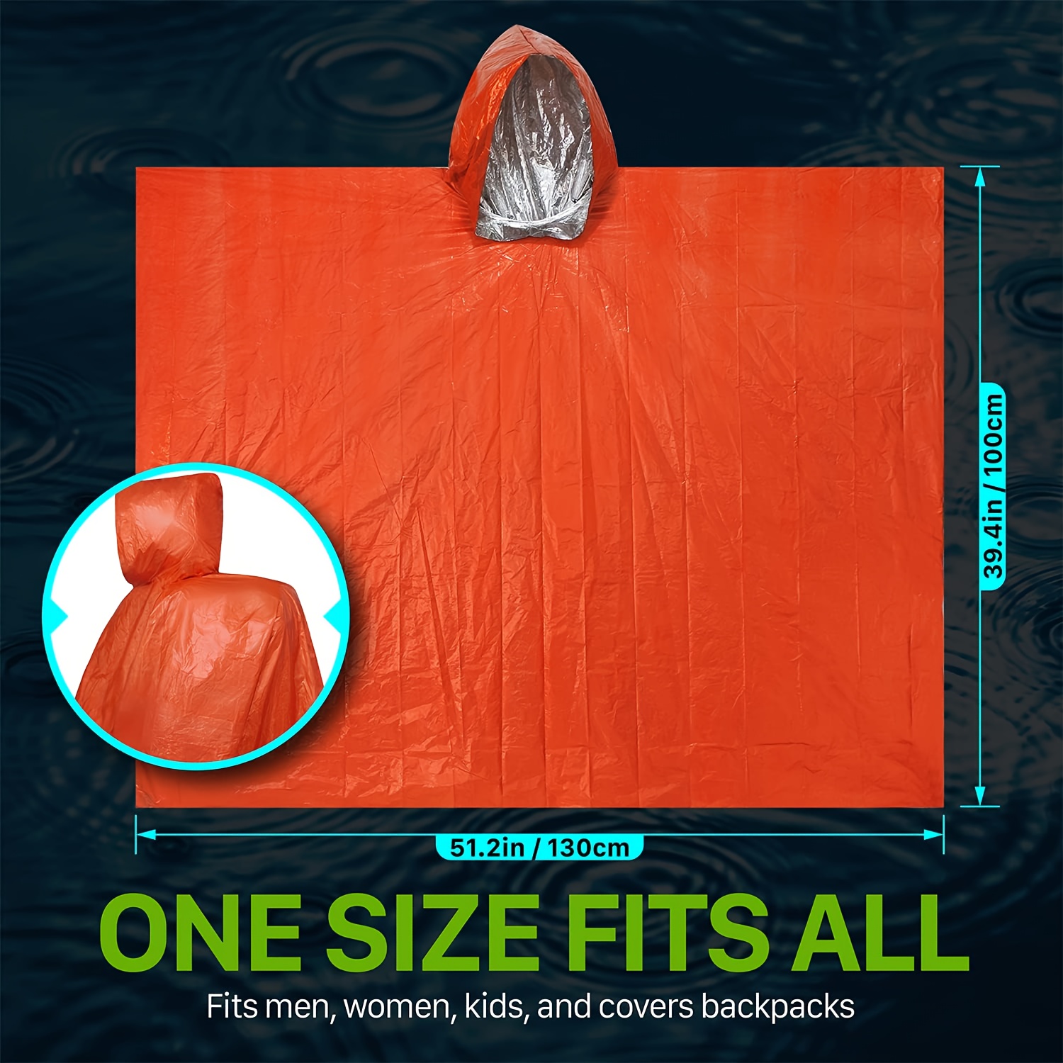 9Pcs Emergency Survival Kit, T - огляд і ціна Bivy Bag Emergency