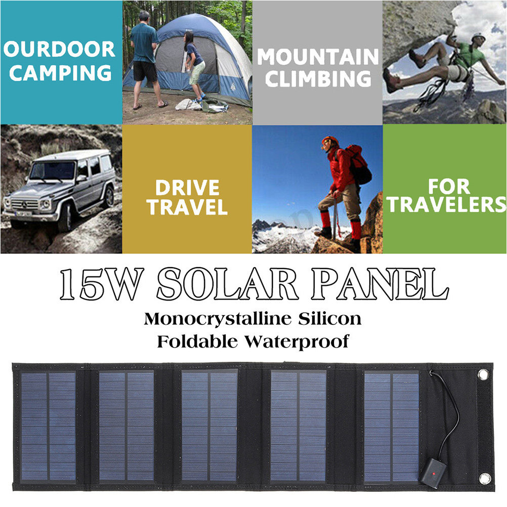 1Set 15W 6V Solar Panel Charge - огляд і ціна Solar Emergency Charger