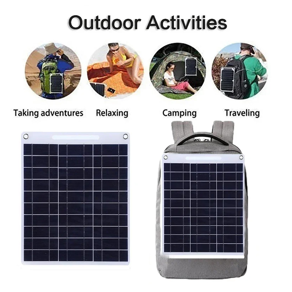 100W Waterproof Solar Panel Po - огляд і ціна Solar Emergency Charger