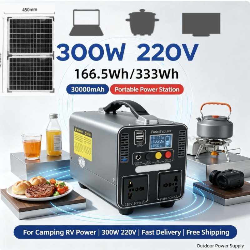 300W 333Wh Portable Power Stat - огляд і ціна Solar Emergency Charger